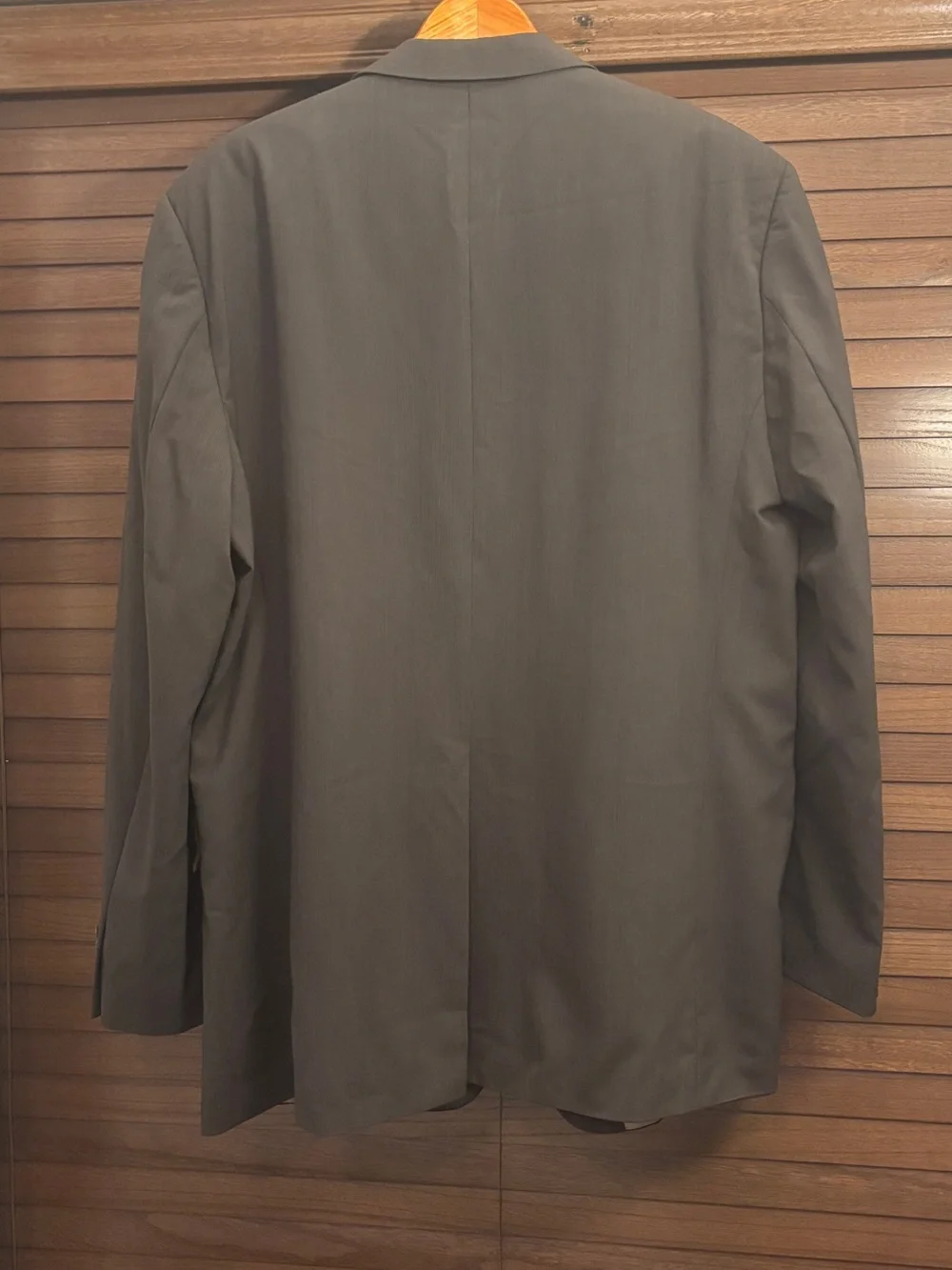 Hugo Boss Rossellini Movie Blazer 46R Cerruti 1881 Virgin Wool USA Gray